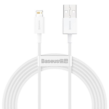 Baseus Superior USB - Lightning Kabel "Hvid 2m"