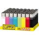 Clipper Genanvendelig Lighter "Solid Branded" Assorterede Farver