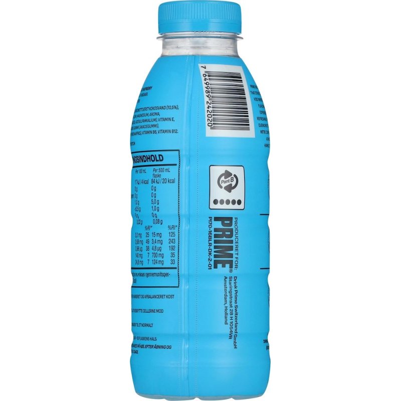 Prime Hydration Blue Rasperry 50 cl