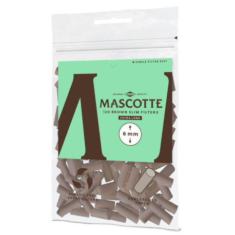 Mascotte Slim Filters Organic 120 stk X / Long