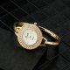 Quartz Dameur Luksus Rhinestone Golden Fashion