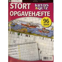 Kryds & Quiz Stort Opgavehæfte