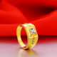 Fingerring Fashion Plated Golde Ring "st 10"