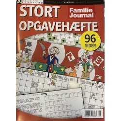 Familie Journal Stort Opgavehæfte