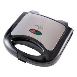 Toastmaskine m/non Stick Adler 850W