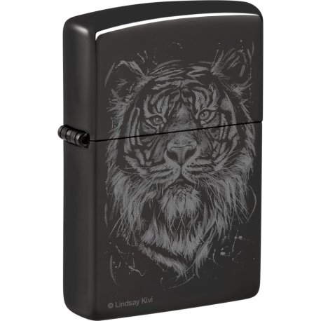 Org. ZIPPO Ebony Gelasert "Lindsay Kivi Tiger"