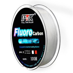 Fluorcarbon Coated Nylon Fiskeline 0,35 mm