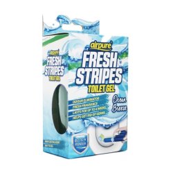 AirPure Fresh Stripes Toilet Gel "Ocean Fresh"