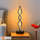 Moderne Spiral Bordlampe 35,5 cm "Sort"