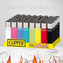 Clipper Lighter "Solid Branded" Assorterede Farver