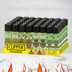 Clipper Genanvendelig Lighter "Tiki Mask"