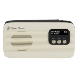 VQ Retro Classic Radio "Sort/hvid"