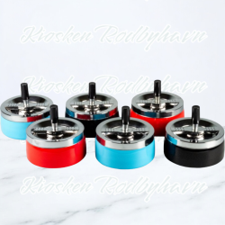 Rotary Askebæger Metal Assorterede Farver 9 cm