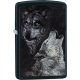 Org. ZIPPO Sort Farve "Wolf"