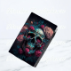 Cigaret Etui Kort m Click "Skull Hell Rose 2"