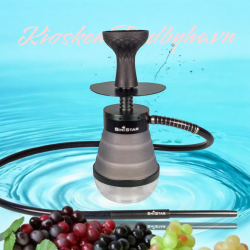 SHISTAR Udendørs Shisha Vandpibe Sort 48 cm