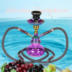 Shisha Vandpibe "SINAI / RAINBOW" Lilla 25 cm