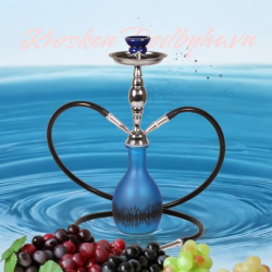 Shisha Vandpibe "Saida" Blå 49 cm