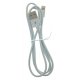 Sinox One Lightning kabel. 3,0 meter. "Hvid"