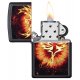 Org.ZIPPO Sort Mat Farve "Phoenix"