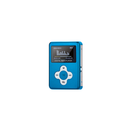 sikkerhed dump Udstyr MP3 Afspiller Med LCD Skærm *Blå* - Kiosken Rødbyhavn