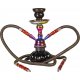 Shisha Vandpibe "SINAI / RAINBOW" Sort 25 cm