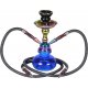 Shisha Vandpibe "SINAI / RAINBOW" Blå 25 cm