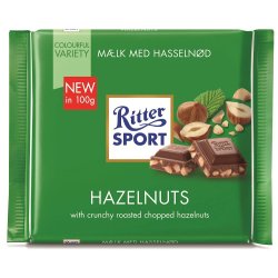 Ritter Mælk Hasselnød 100 gr