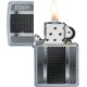 Org.ZIPPO Street Krom Farve "Metal Perforation"