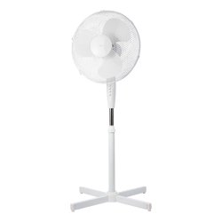 Gulvventilator 400mm (50W) Hvid