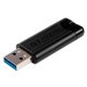 USB 2,0 nøgle (16GB) Sort - Verbatim PinStripe