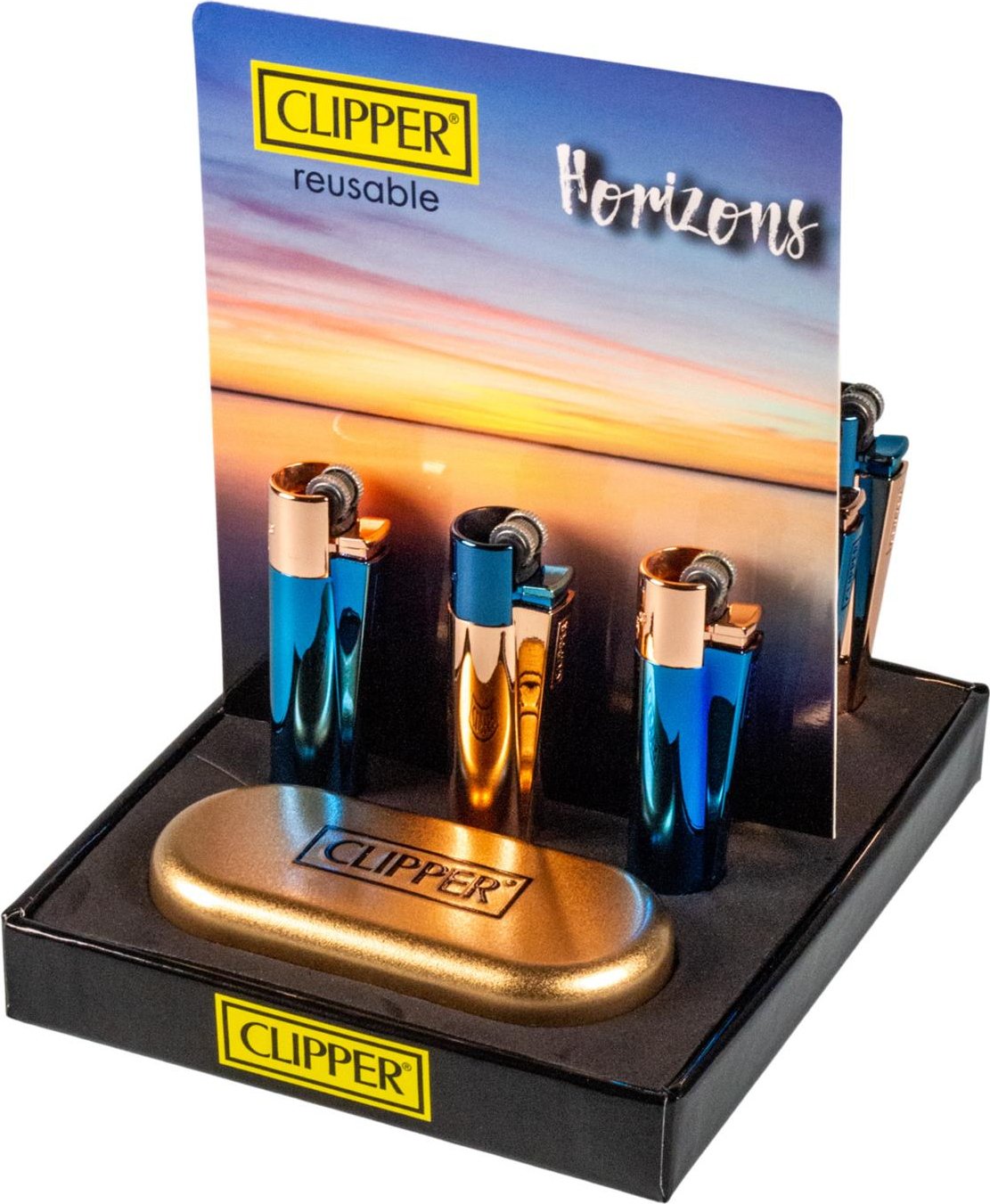 Clipper Lighter Metal - Kiosken Rødbyhavn