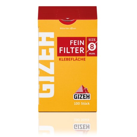 Gizeh Fine Filtre 100 stk 8 mm