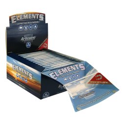 Elements Artesano 33 King Size Slanke Ultratynde Rispapir + 33 tips